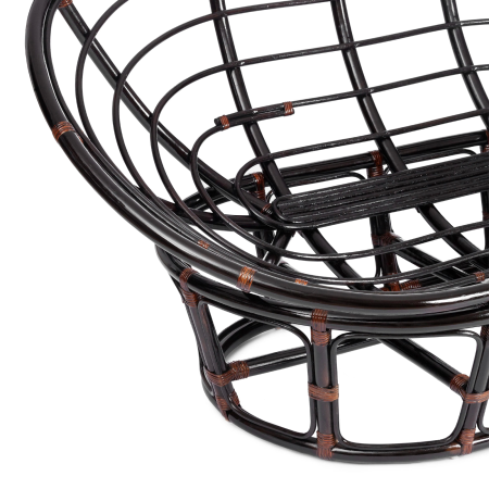 Диван MAMASAN/МАМАСАН 23/02 W, с подушкой, серый, темно-коричневый