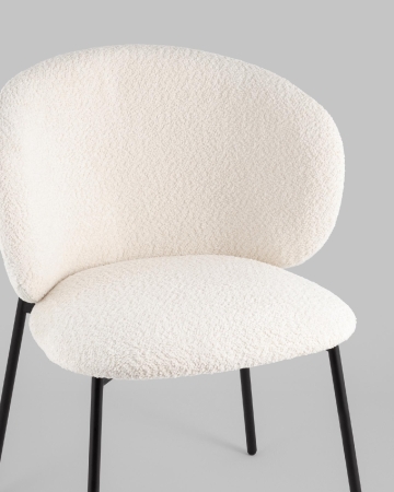 Стул Блейз букле белый Стул Блейз букле белый