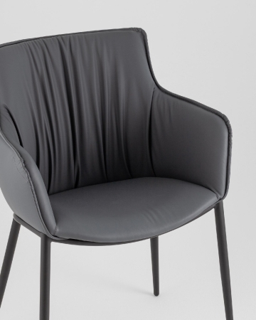 Стул Твигги экокожа темно-серый