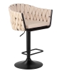 Набор 2 шт Стул барный LEON, бежевая ткань (LAR 275-1)