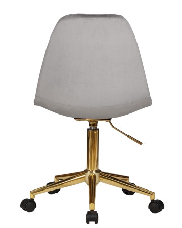 Набор 2 шт Офисное кресло для персонала MONTY GOLD, серый велюр (MJ9-75)