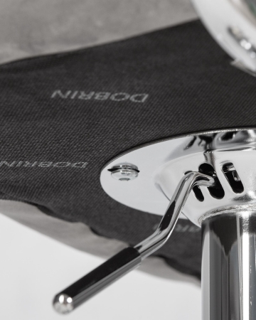 Набор 2 шт Стул барный KRUGER ARM, серый велюр (MJ9-75)