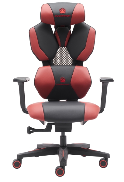 Стул для геймера Tiger экокожа красный