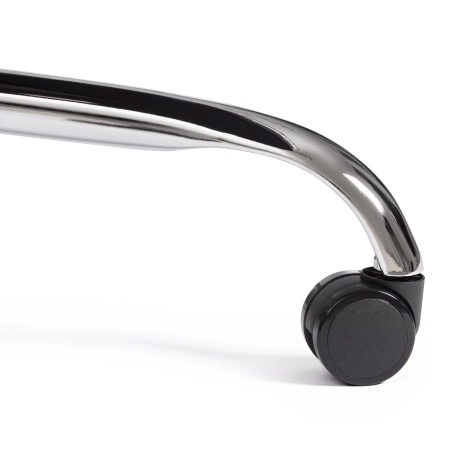 Кресло Appolon серый, ткань и металл, мягкое сиденье, с подлокотниками