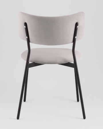 Стул Амелия велюр светло-серый