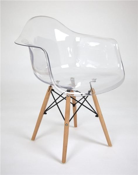 Стул пластиковый PC 817 прозрачный Leon