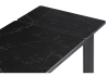 Керамический стол Кина 90(130)х65х76, черный