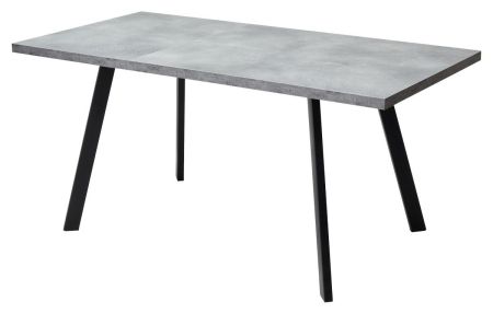 Стол BRICK M 120 бетон Портленд, черный
