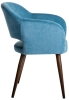 Кресло Oscar Блю/темный орех