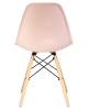 Стул обеденный DSW ножки светлый бук, светло-розовый PK-02