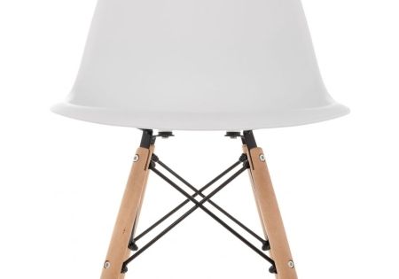 Стул деревянный Eames PC-015 белый