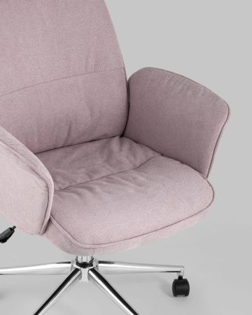 Стул офисный Simona розовый Стул офисный Simona розовый