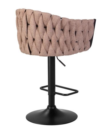 Стул барный LEON коричневая ткань LAR 275-3