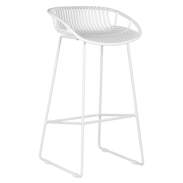 Стул барный FRANK белый