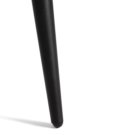 Стол URANUS ЛДСП, металл, 90x90x77 см, белый, черный