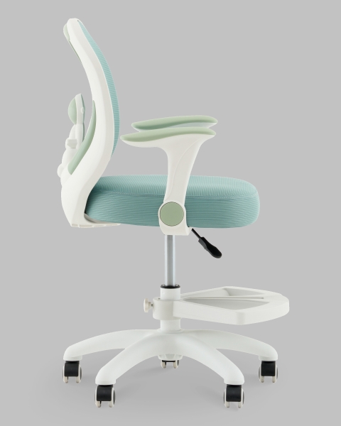 Кресло компьютерное детское TopChairs Spaceman мятный