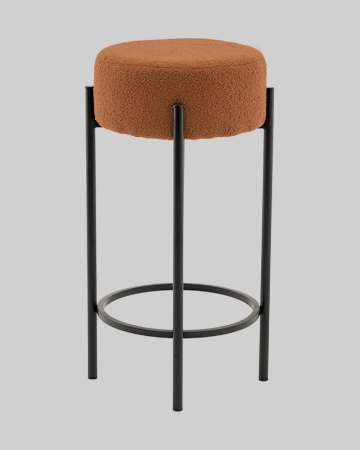 Стул барный Беккет букле терракотовый