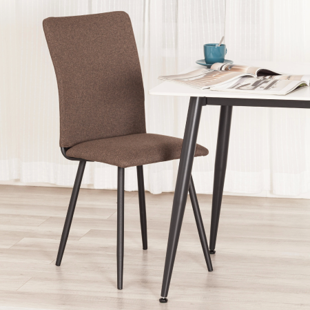 Стул обеденный La Rousse коричневая ткань