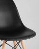 Стул Eames Style DSW черный (разборный каркас) фото в интернет-магазине Stoolmarket
