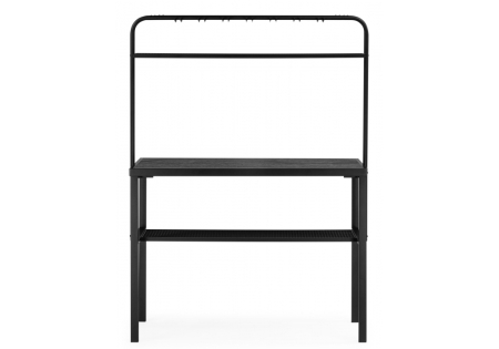 Барный стол Сари 120х50х171 дпк графит, черный