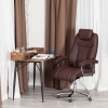 Кресло Trust (max) экокожа, коричневый