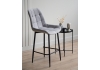 Барный стул Челси светло-серый (zd 960), черный