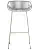 Стул барный FRANK светло-серый