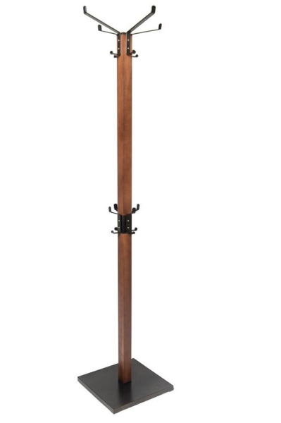 Вешалка напольная "Карина-1" орех/бронзовый антик