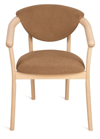 Кресло венское "Виенна" беленый дуб, коричневый М08