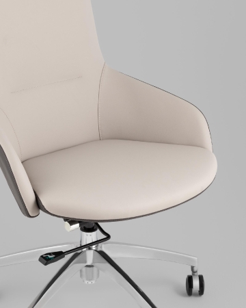 Кресло офисное Soulo TopChairs светло-серый, серый