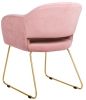Кресло Oscar Розов/Линк золото