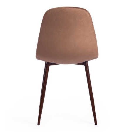 Стул BREEZE орех, ткань и металл, твердое сиденье, без подлокотников