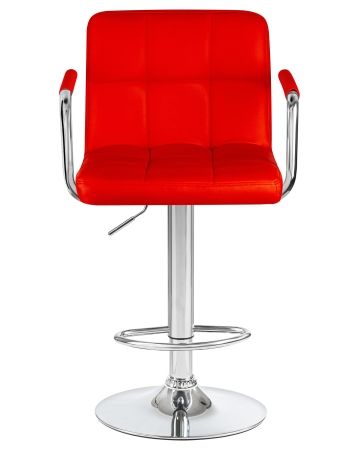 Стул барный KRUGER ARM красный