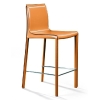 Стул полубарный Barrie кожа camel