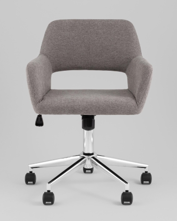 Стул офисный ROSS рогожка темно-серый