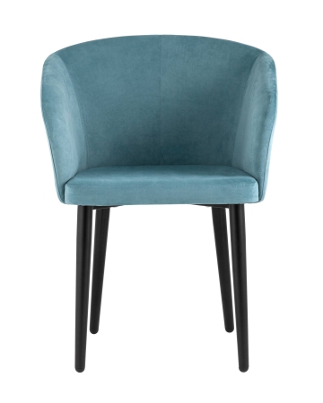 Кресло Ральф велюр пыльно-голубой