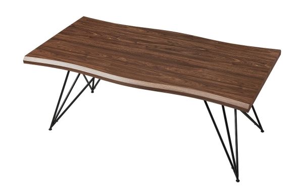 Стол T-1078 орех, матовый черный