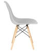 Набор 4 шт Стул обеденный DSW, ножки светлый бук светло-серый (GR-01)