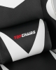Кресло спортивное TopChairs MG-7019 черно-белый фото в интернет-магазине Stoolmarket