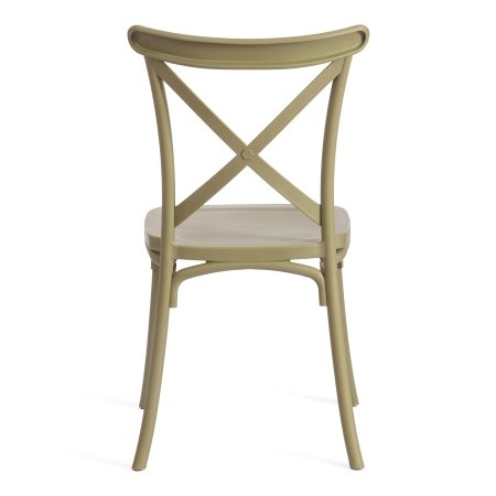 Стул CROSS (mod. PL24) пластик, 48х58х89 см, зеленый