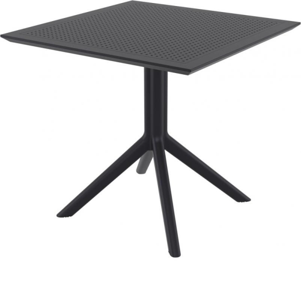 Стол пластиковый Sky Table 80 черный Стол пластиковый Sky Table 80 черный