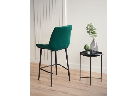 Барный стул Челси 360 зеленый (zd 667), черный np