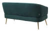 Скамья CIAO BLUVEL-78 Зеленый, велюр / золотой каркас Скамья CIAO BLUVEL-78 Зеленый, велюр / золотой каркас