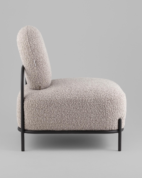 Кресло Стоун new ткань букле серо-бежевый