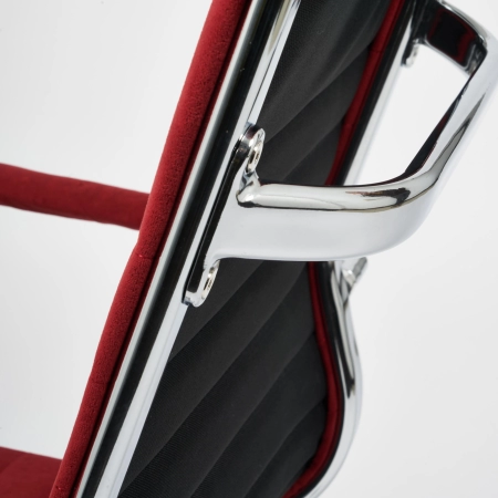 Кресло URBAN-LOW бордовый флок