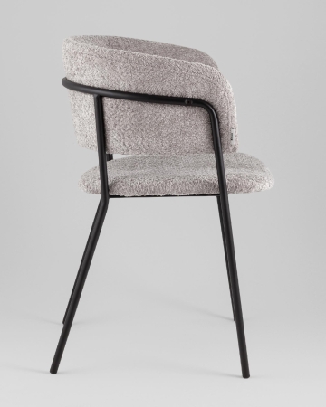 Кресло Нэлли New букле светло-серый