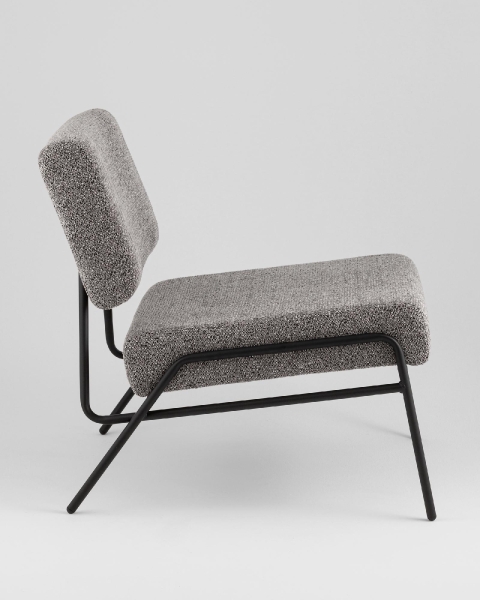 Кресло Теллинг шенилл серый