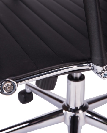 Набор 2 шт Офисное кресло для руководителей CLAYTON, черный