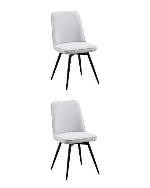 Стул Flatt вращающийся серый 2 шт.