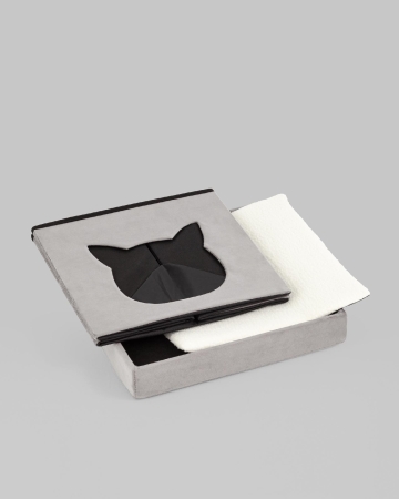 Пуф складной с ящиком Store Pet серый